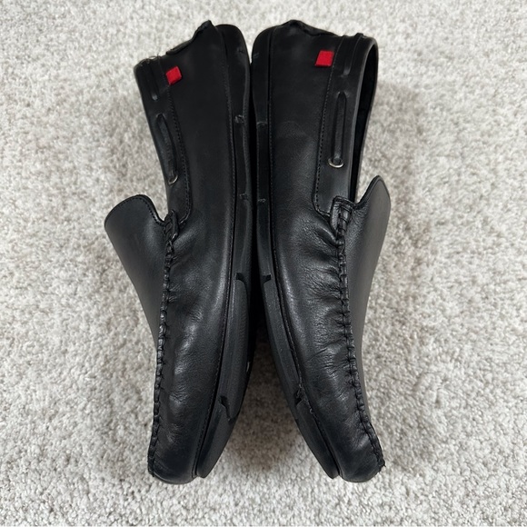 Marc Joseph Black Leather Driver Loafers - Picture 6 of 13
